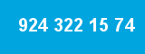 924 322 15 74